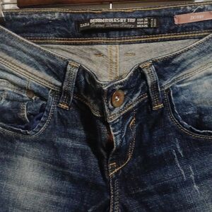 Zara Men's Denim Blue Skinny Jeans